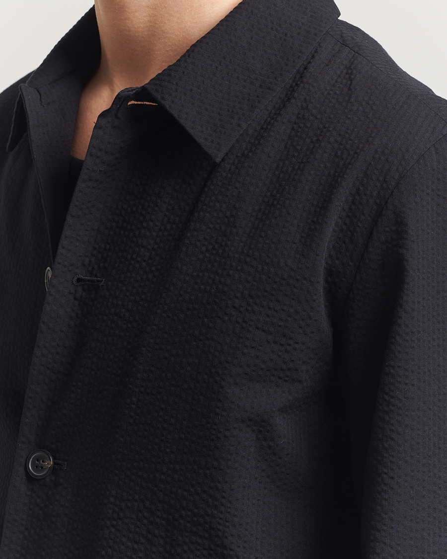 Herren | Hemden | A.P.C. | Brest Seersucker Overshirt Black