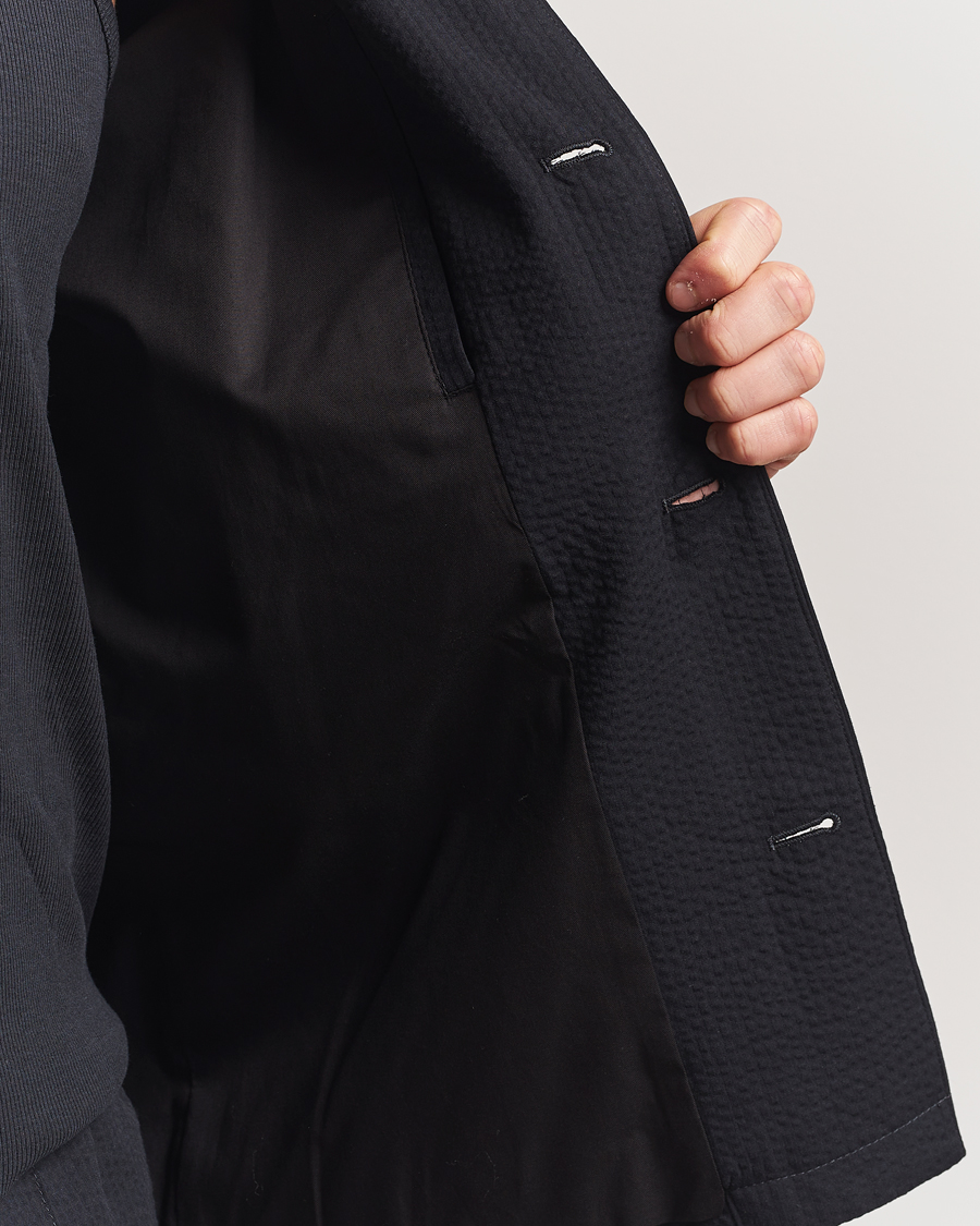 Herren | Hemden | A.P.C. | Brest Seersucker Overshirt Black