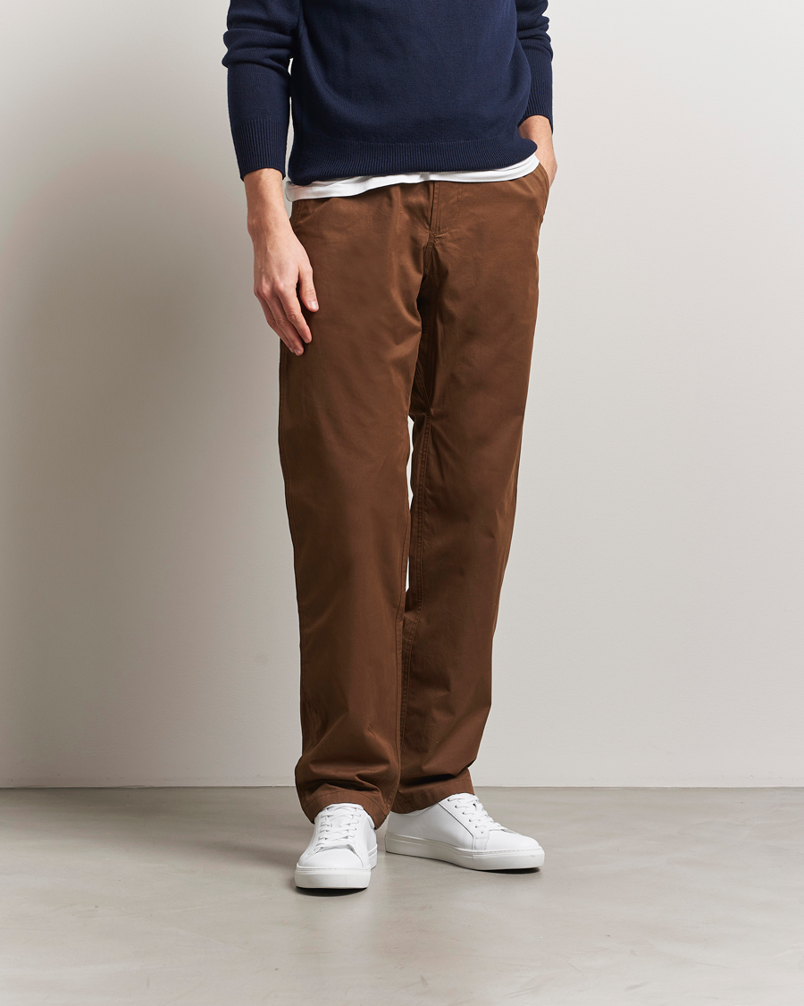 Herren | Hosen | A.P.C. | Chuck Cotton Drawstring Trousers Brown