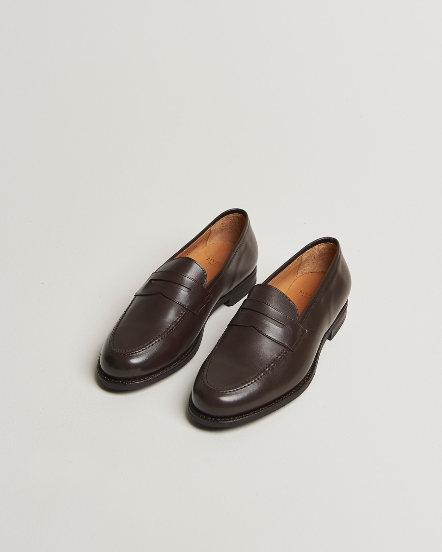 Herren | Loafer | Myrqvist | Stenhammar II Loafer Dark Brown Calf
