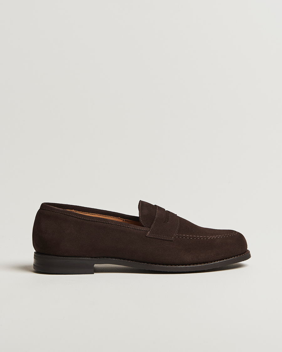 Herren | Loafer | Myrqvist | Stenhammar II Loafer Dark Brown Suede