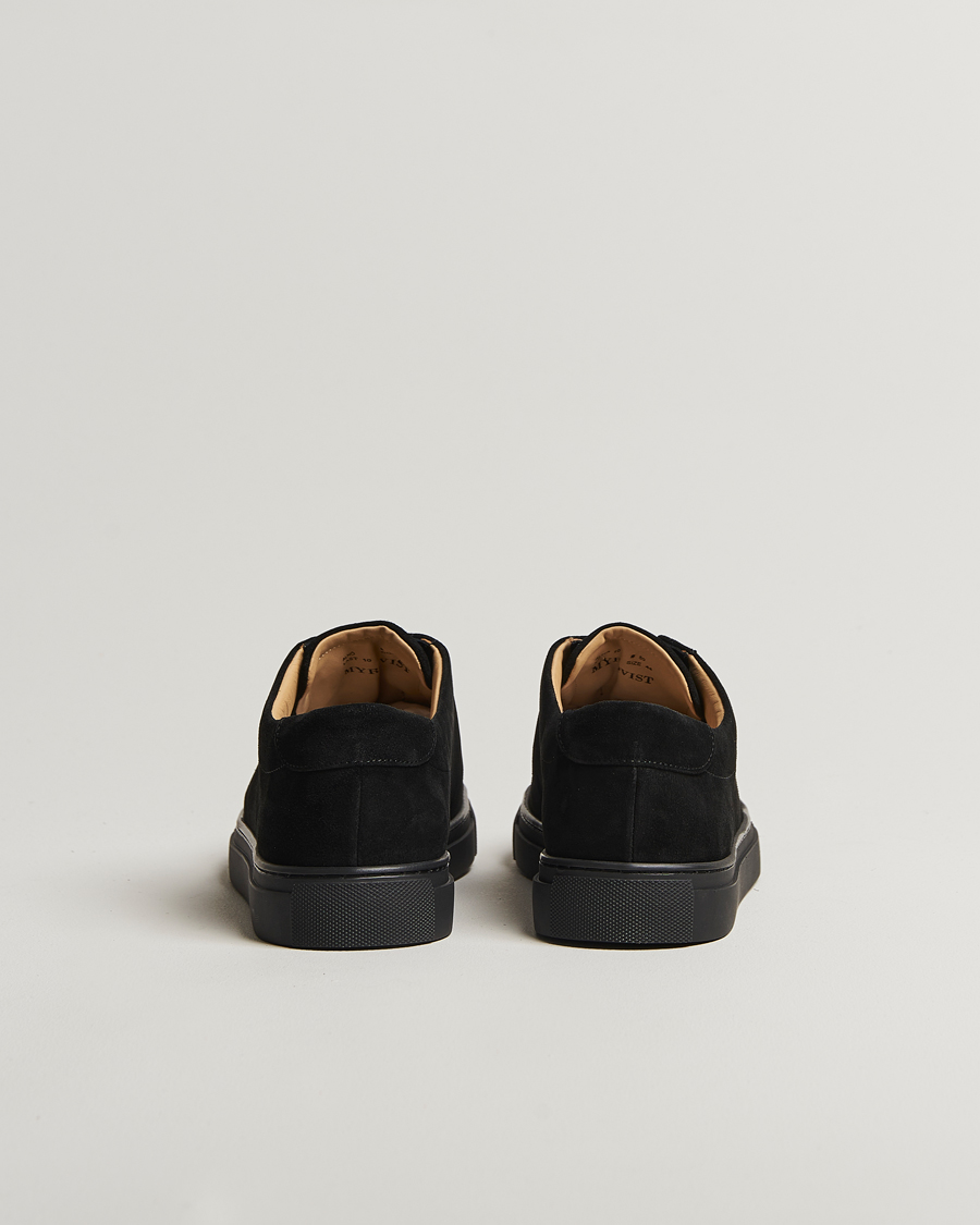 Herren | Sneaker | Myrqvist | Alnö Sneakers Black Suede