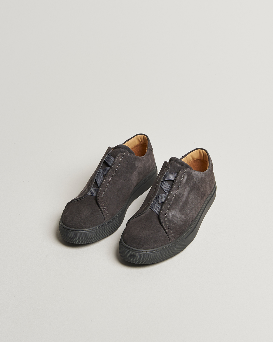 Herren | Sneaker | Myrqvist | Alnö Sneakers Grey Suede