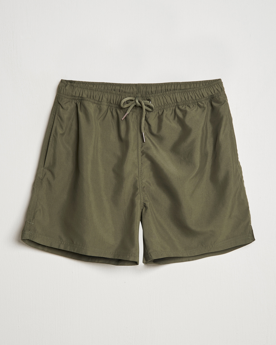 Herren | Badehosen | Bread & Boxers | Swimshorts Dark Army Green