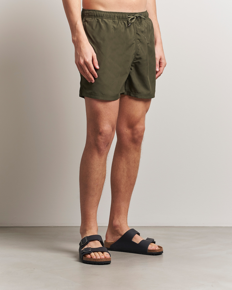 Herren | Badehosen | Bread & Boxers | Swimshorts Dark Army Green