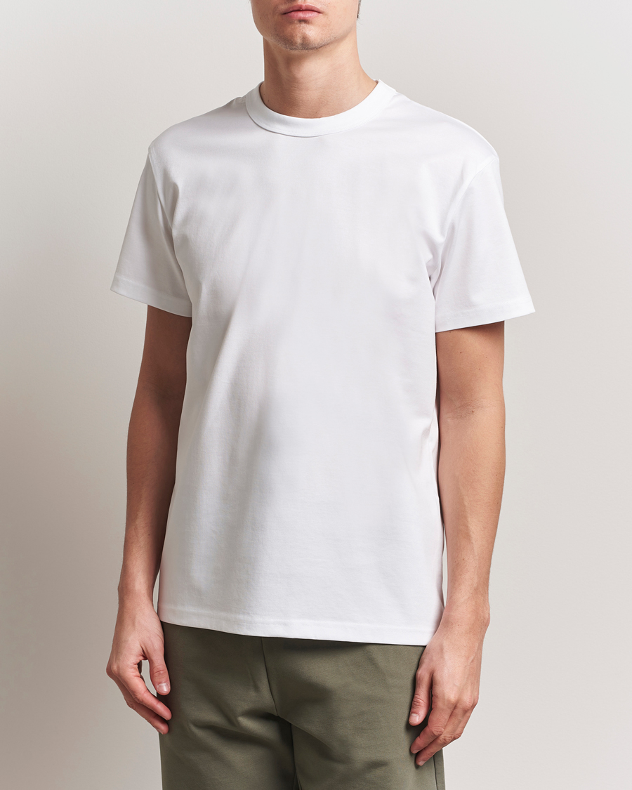Herren | T-Shirts | Bread & Boxers | Pima Cotton Crew Neck T-Shirt White
