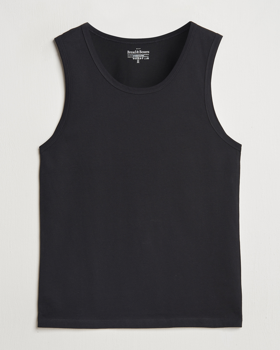 Herren | T-Shirts | Bread & Boxers | Relaxed Tank Top Black
