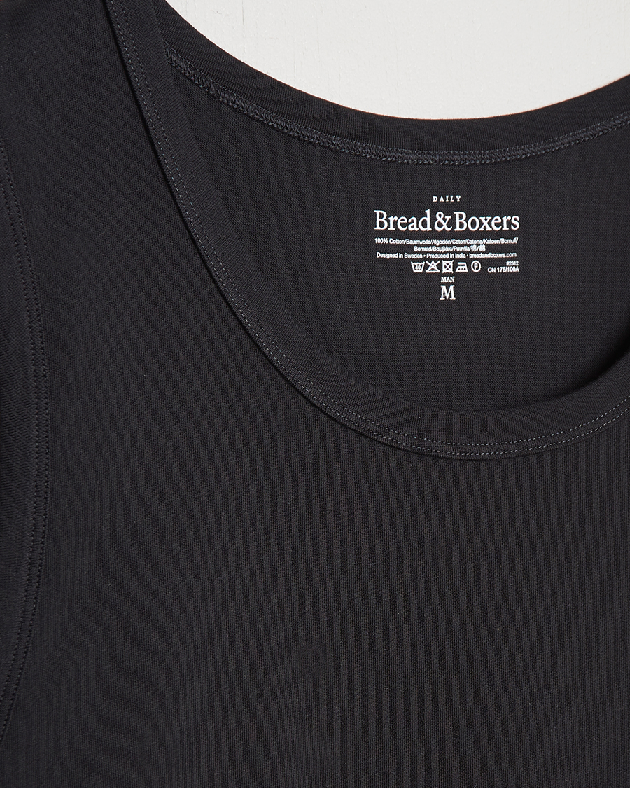 Herren | T-Shirts | Bread & Boxers | Relaxed Tank Top Black