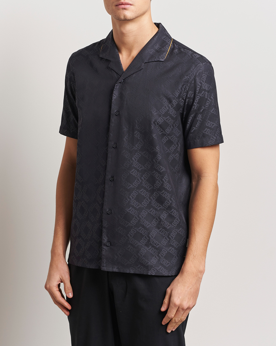 Herren | Hemden | Orlebar Brown | Hibbert 007 Monogram Shirt Black