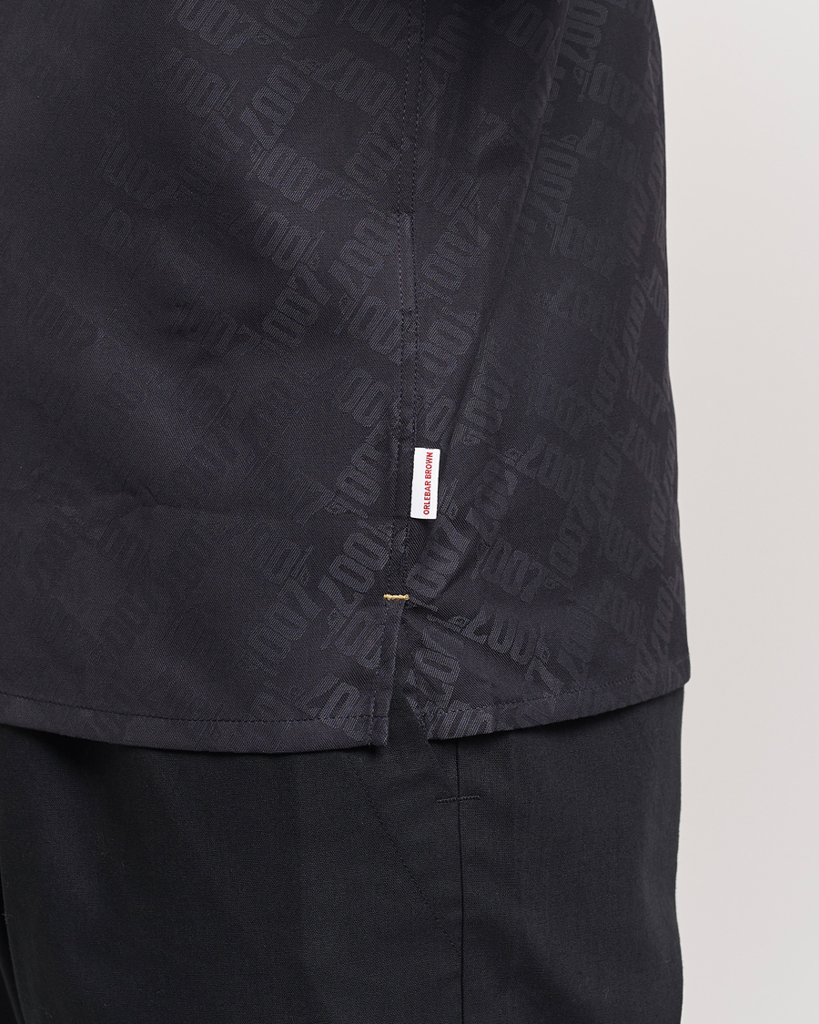 Herren | Hemden | Orlebar Brown | Hibbert 007 Monogram Shirt Black