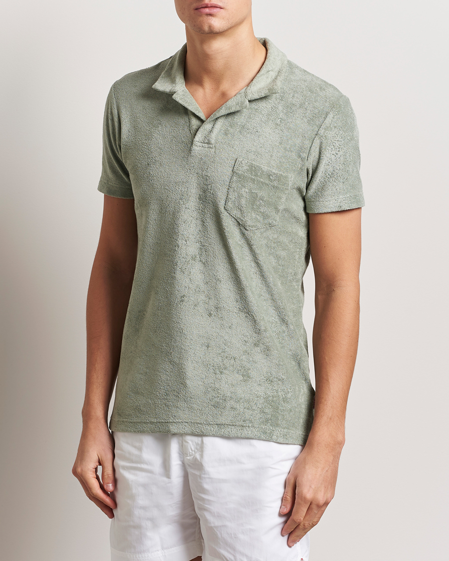 Herren | Poloshirts | Orlebar Brown | Terry 007 Polo Penny Green