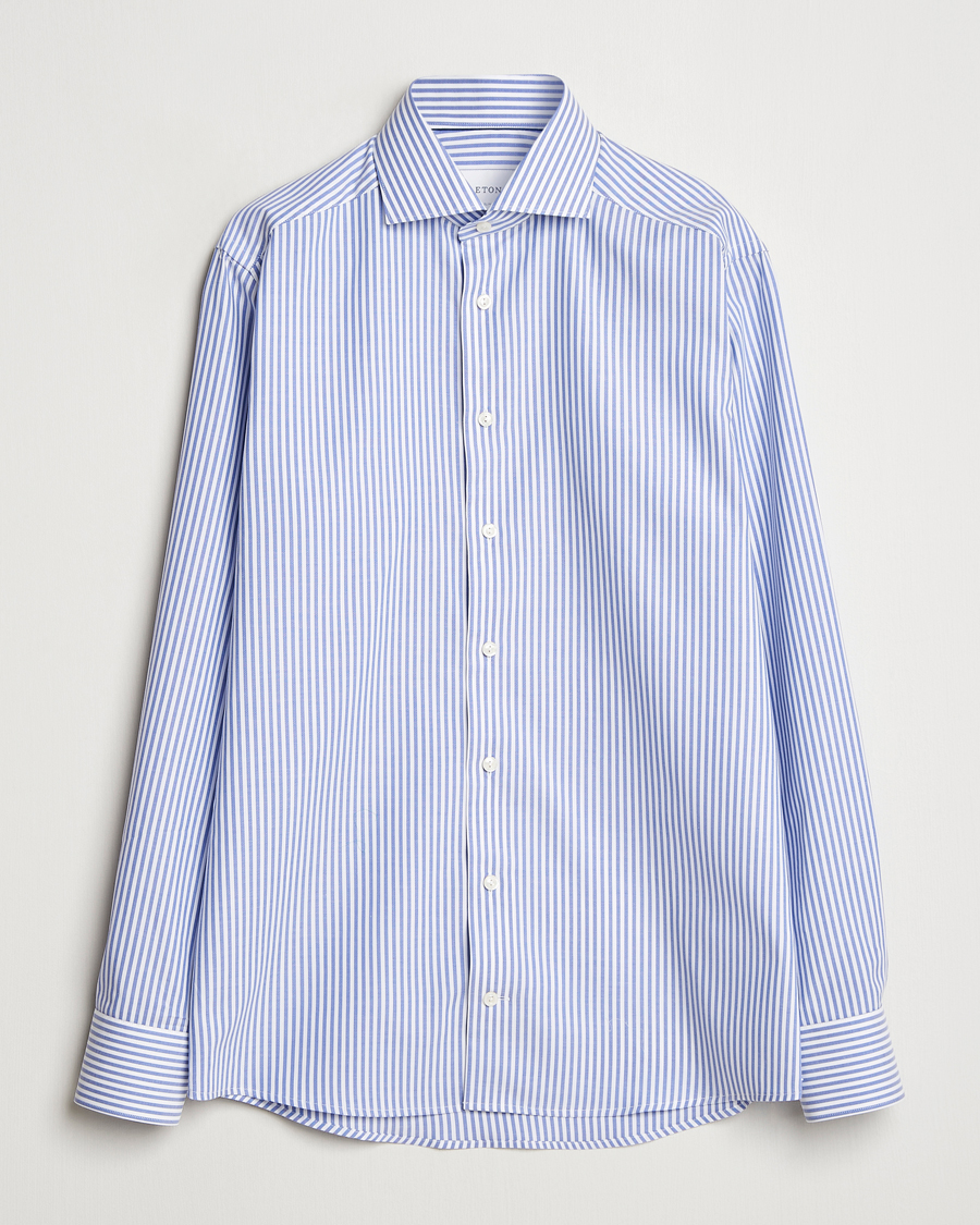 Herren | Hemden | Eton | Slim Fit Signature Oxford Shirt Blue/White