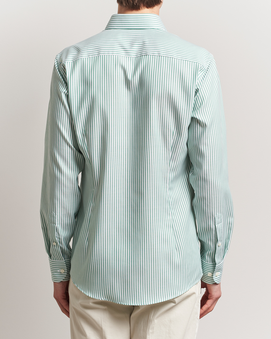 Herren | Hemden | Eton | Slim Fit Signature Oxford Shirt Green/White