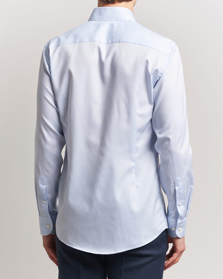 Herren | Hemden | Eton | Slim Fit Wrinkle Free Oxford Shirt Light Blue