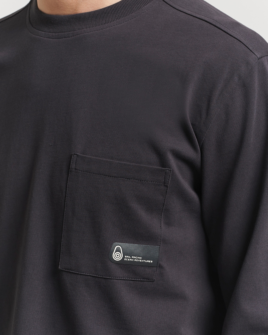 Herren | T-Shirts | Sail Racing | Cyclone Heavy Cotton Long Sleeve T-Shirt Phantom Grey
