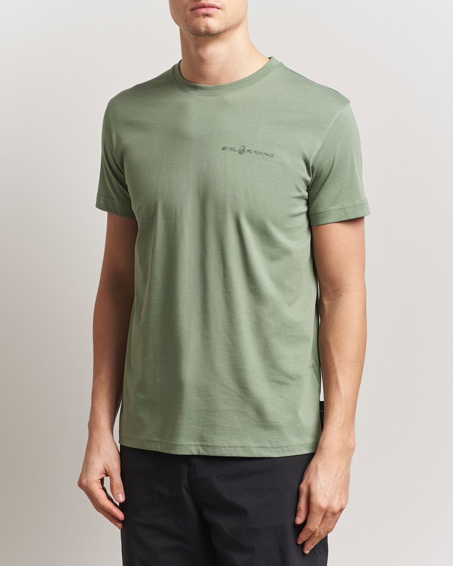 Herren | T-Shirts | Sail Racing | Bowman Crew Neck T-Shirt Hedge Green