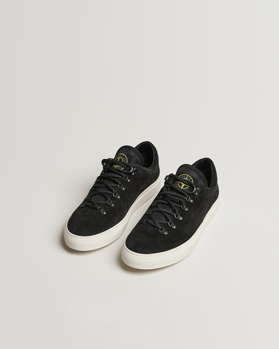 Herren | Sneaker | Stone Island | Low Top Suede Sneakers Black