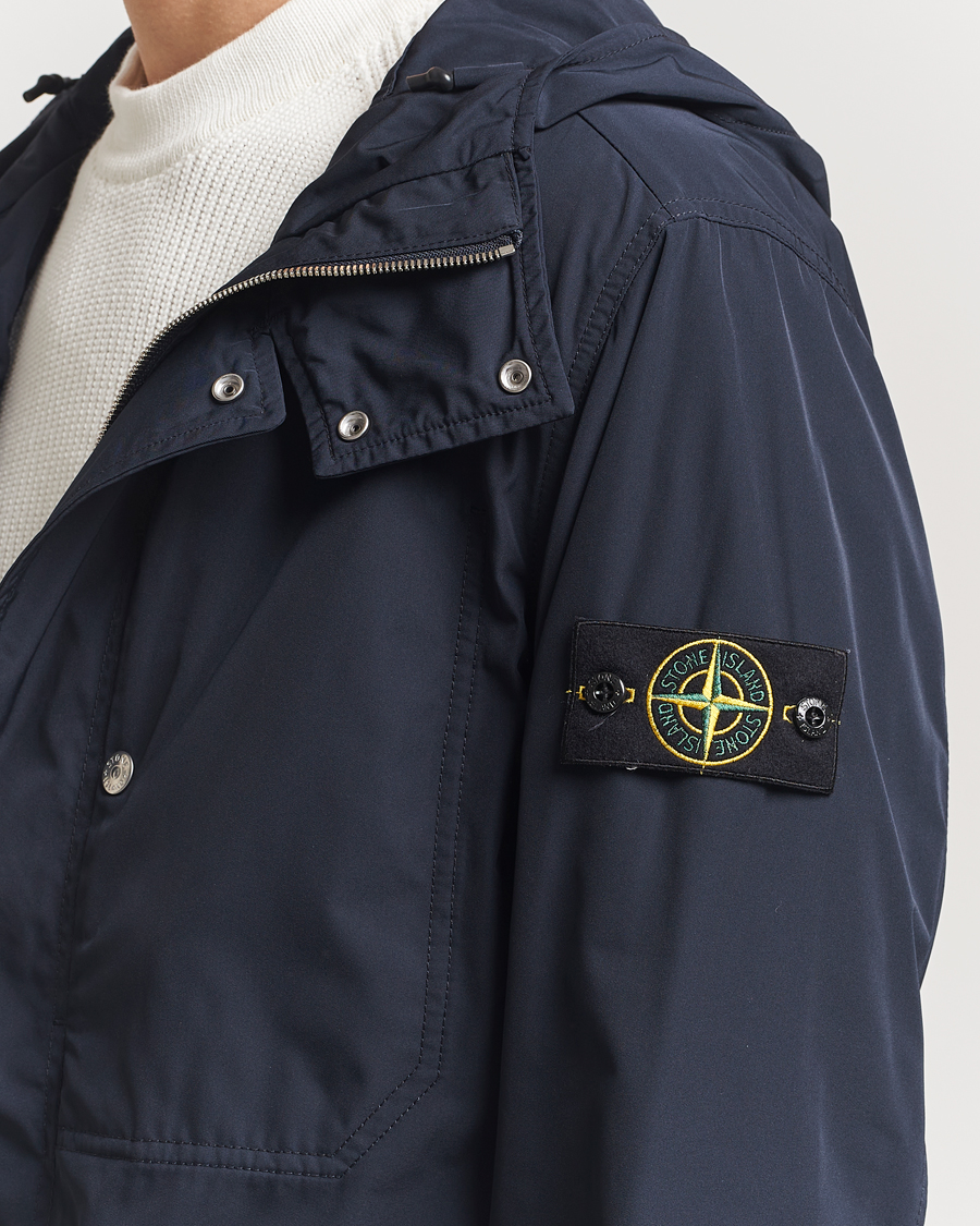 Herren | Jacken | Stone Island | Micro Twill Short Parka Navy Blue