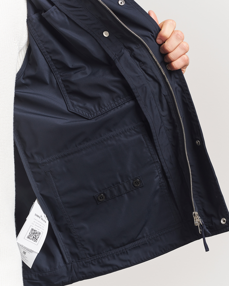 Herren | Jacken | Stone Island | Micro Twill Short Parka Navy Blue