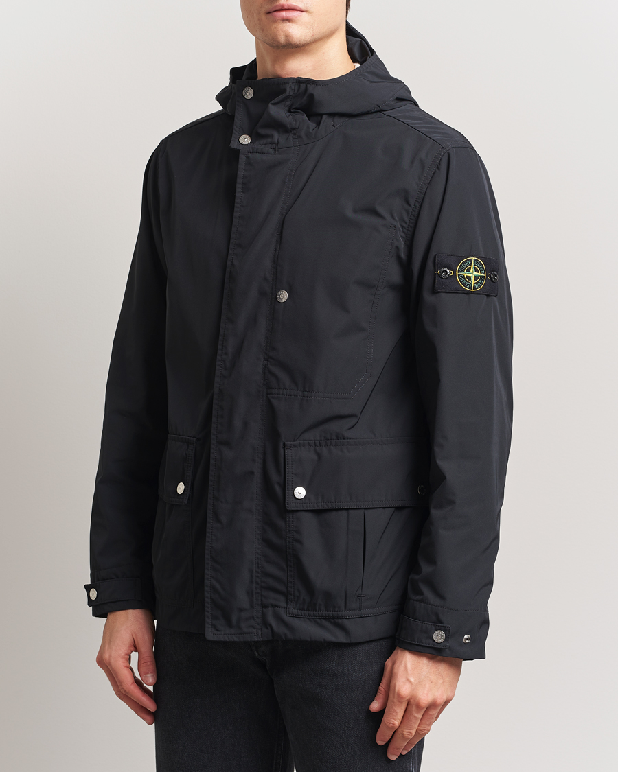 Herren | Jacken | Stone Island | Micro Twill Short Parka Black