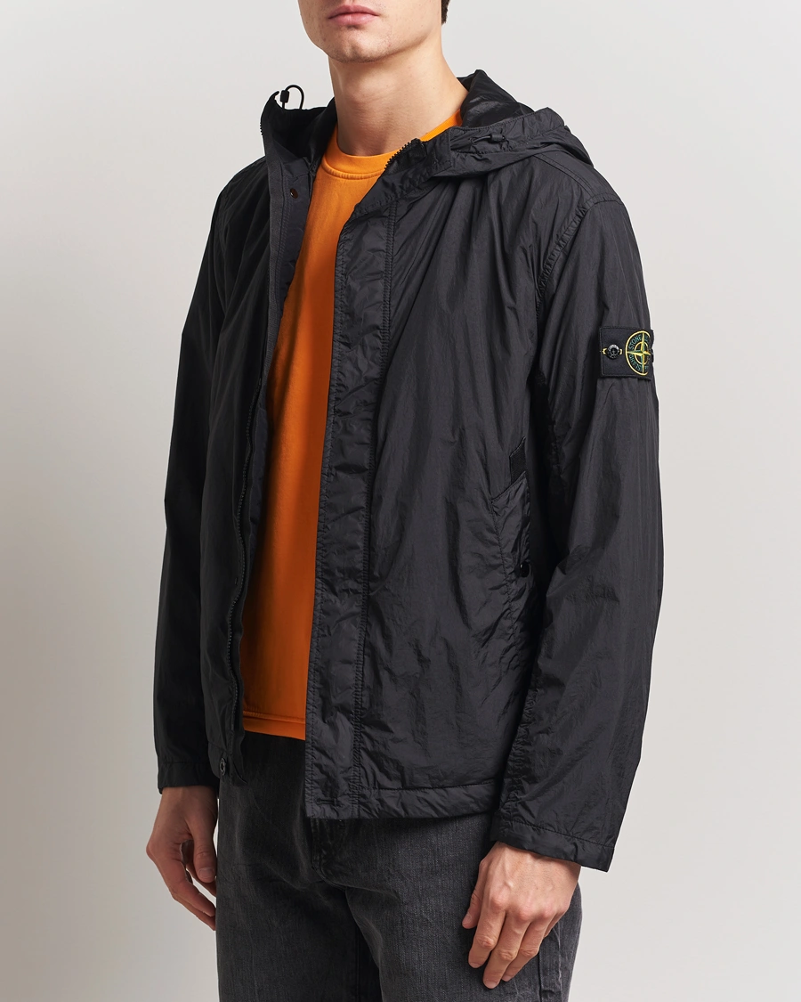 Herren | Jacken | Stone Island | Crinkle Reps Hooded Jacket Black