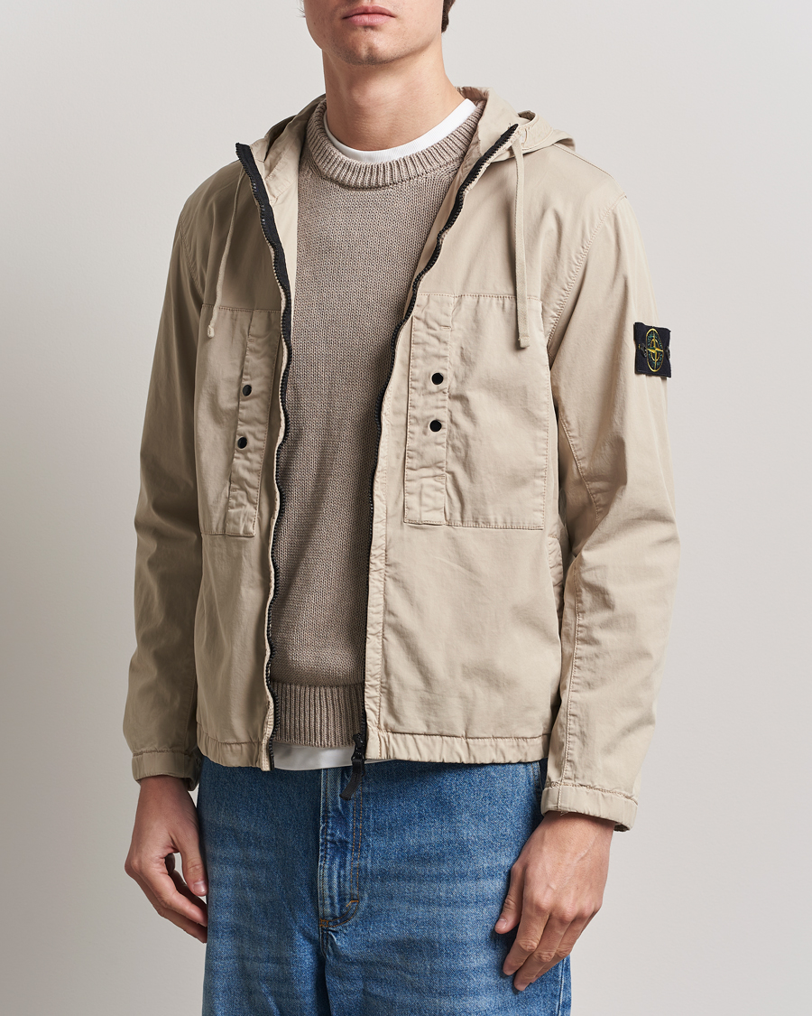 Herren | Jacken | Stone Island | Supima Cotton Stretch Hooded Jacket Desert