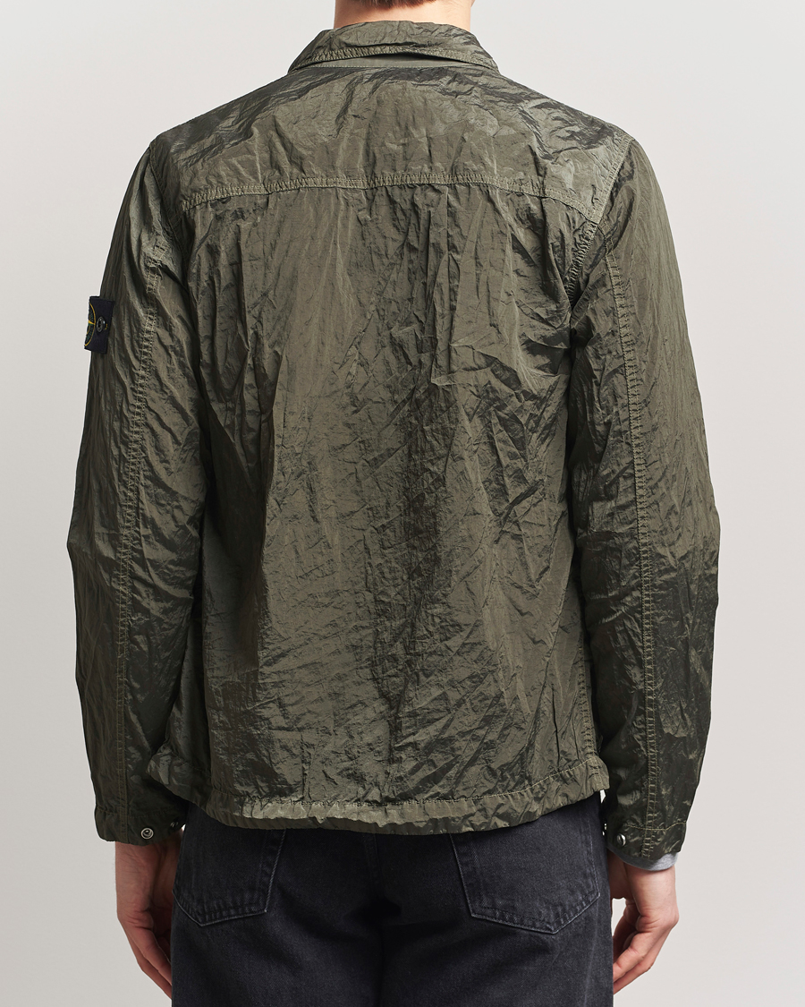 Herren | Hemden | Stone Island | Nylon Metal Zip Overshirt Military Green