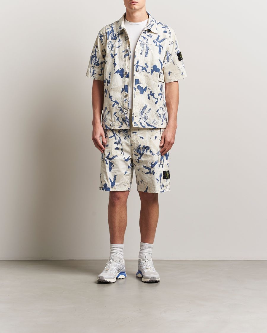 Herren | Hemden | Stone Island | Stretch Ripstop Camo Short Sleeve Shirt Desert