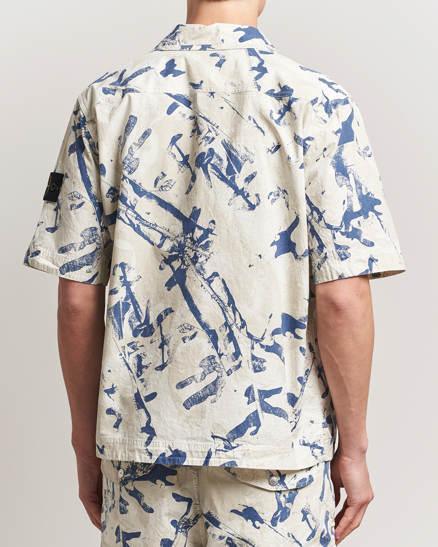 Herren | Hemden | Stone Island | Stretch Ripstop Camo Short Sleeve Shirt Desert