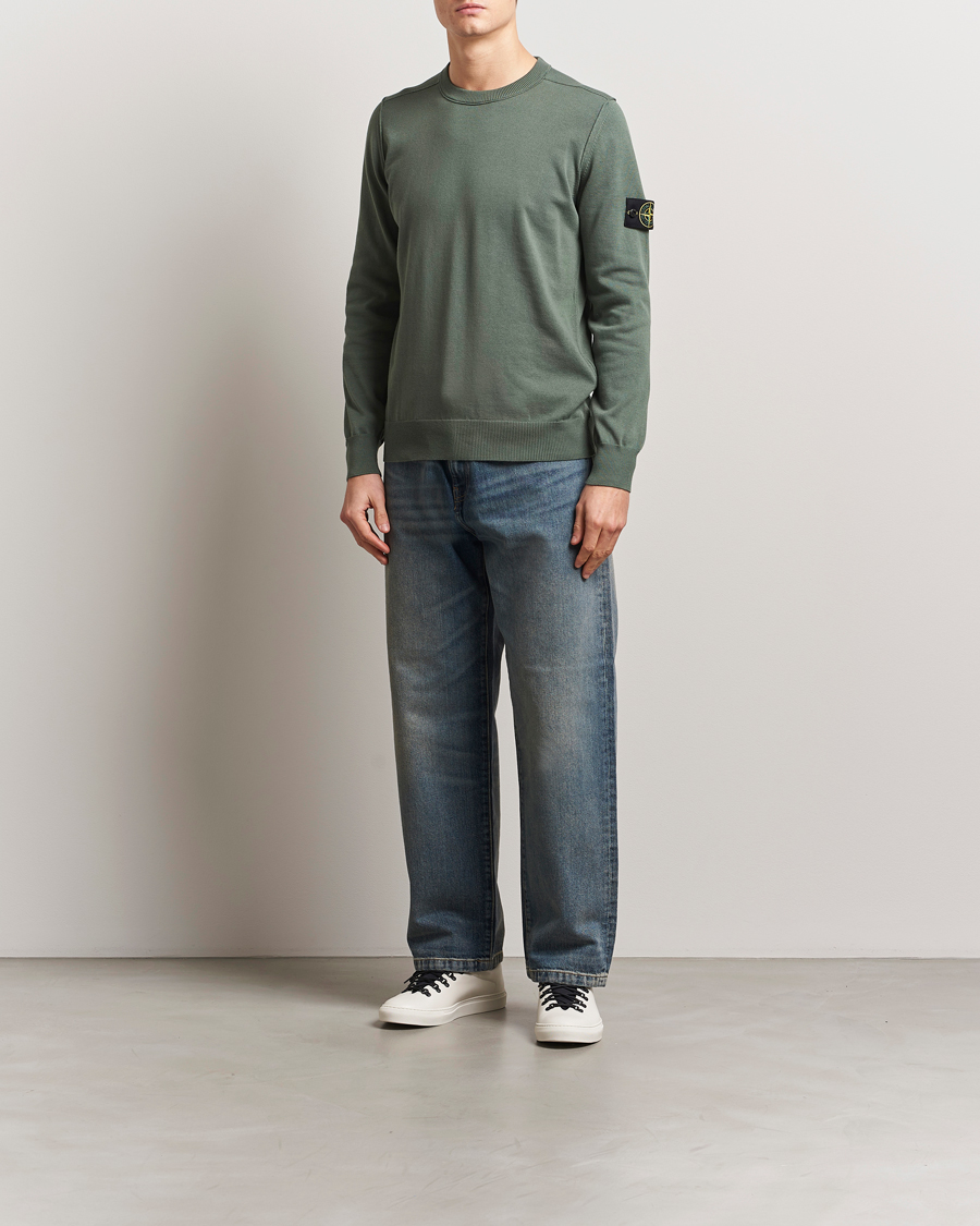 Herren | Pullover | Stone Island | Soft Organic Cotton Crew Neck Musk