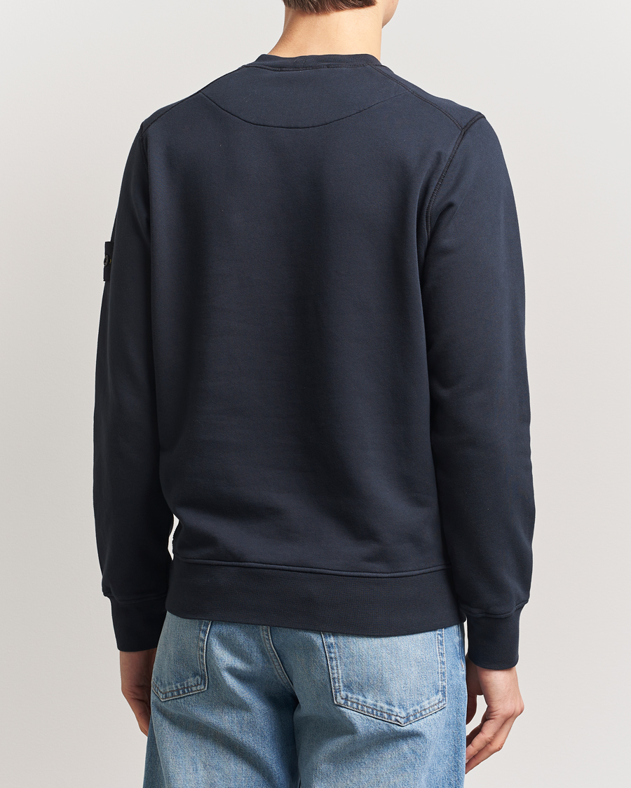 Herren | Pullover | Stone Island | Garment Dyed Fleece Sweatshirt Navy Blue