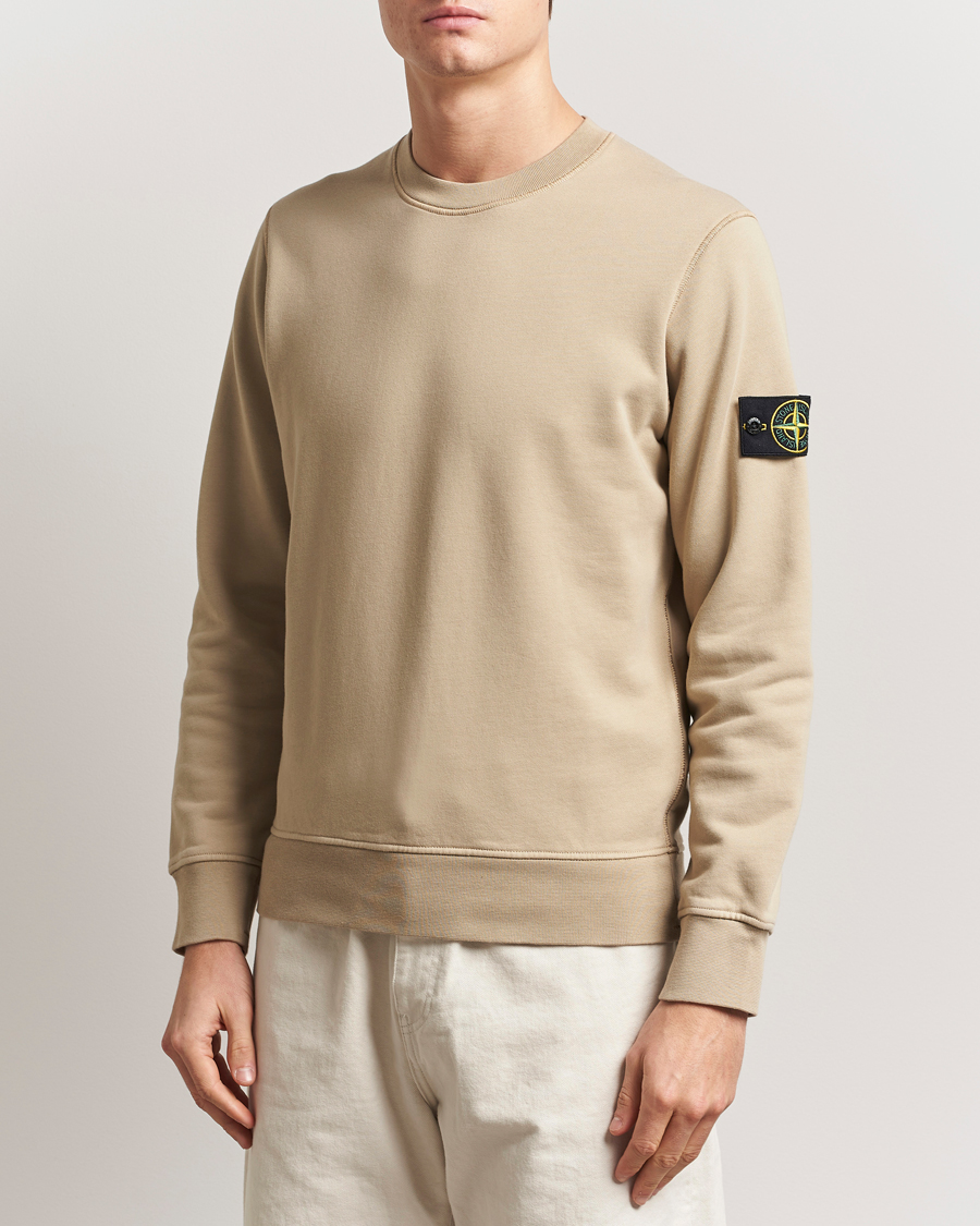 Herren | Pullover | Stone Island | Garment Dyed Fleece Sweatshirt Desert