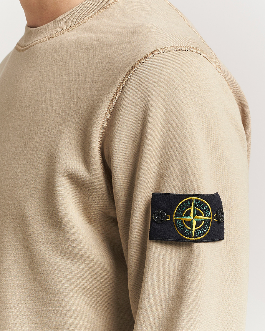 Herren | Pullover | Stone Island | Garment Dyed Fleece Sweatshirt Desert