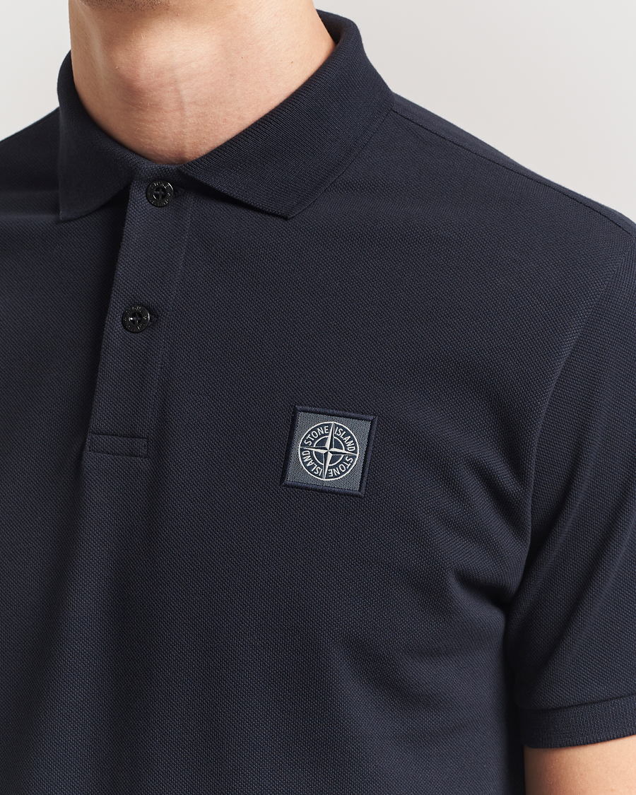 Herren | Poloshirts | Stone Island | Organic Cotton Pique Polo Navy Blue