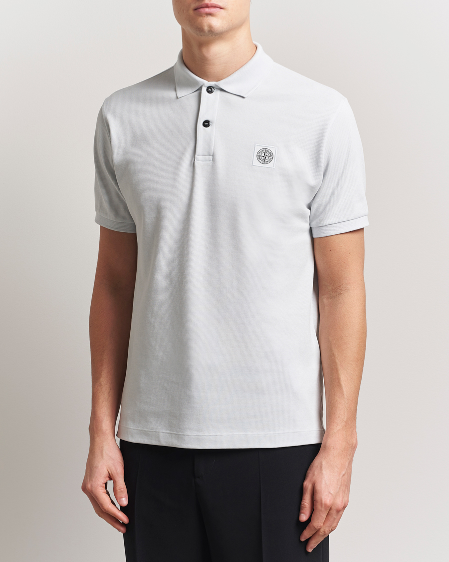 Herren | Poloshirts | Stone Island | Organic Cotton Pique Polo Sky Blue