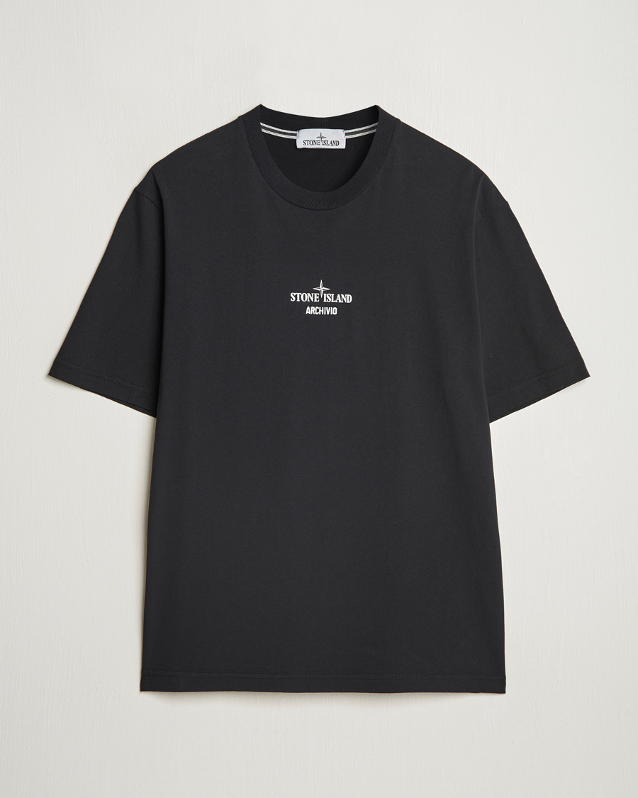 Herren | T-Shirts | Stone Island | Archivio Print T-Shirt Black