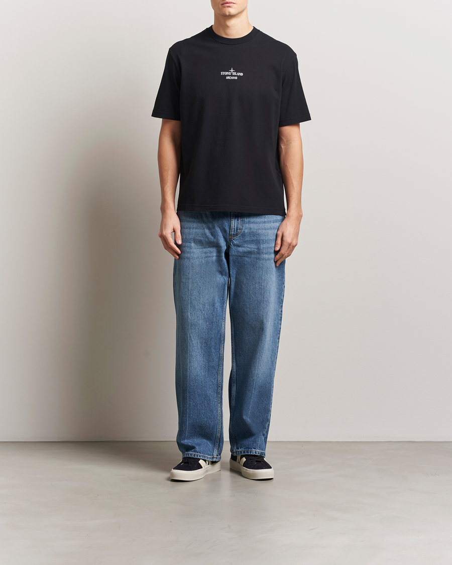 Herren | T-Shirts | Stone Island | Archivio Print T-Shirt Black