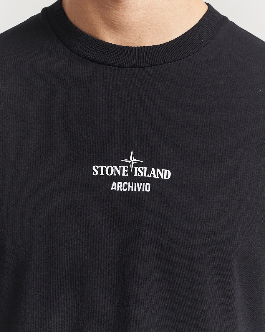 Herren | T-Shirts | Stone Island | Archivio Print T-Shirt Black