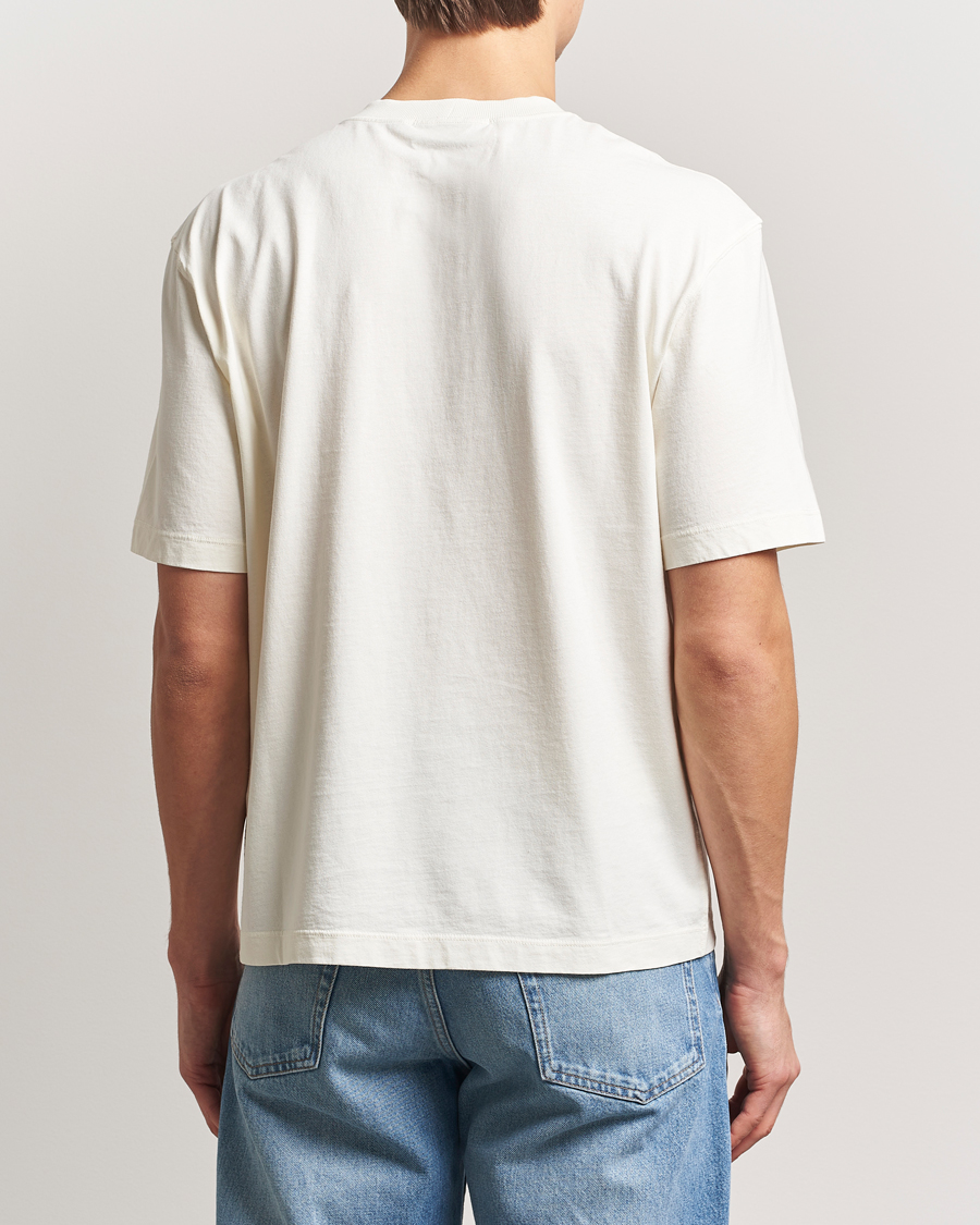 Herren | T-Shirts | Stone Island | Combed Organic Cotton T-Shirt Ivory