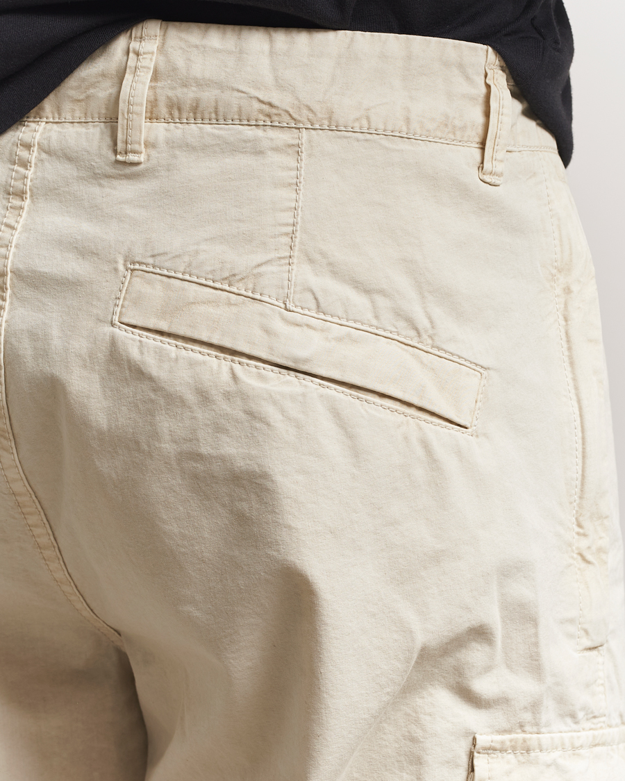 Herren | Shorts | Stone Island | Brushed Cotton Canvas Cargo Shorts Sand