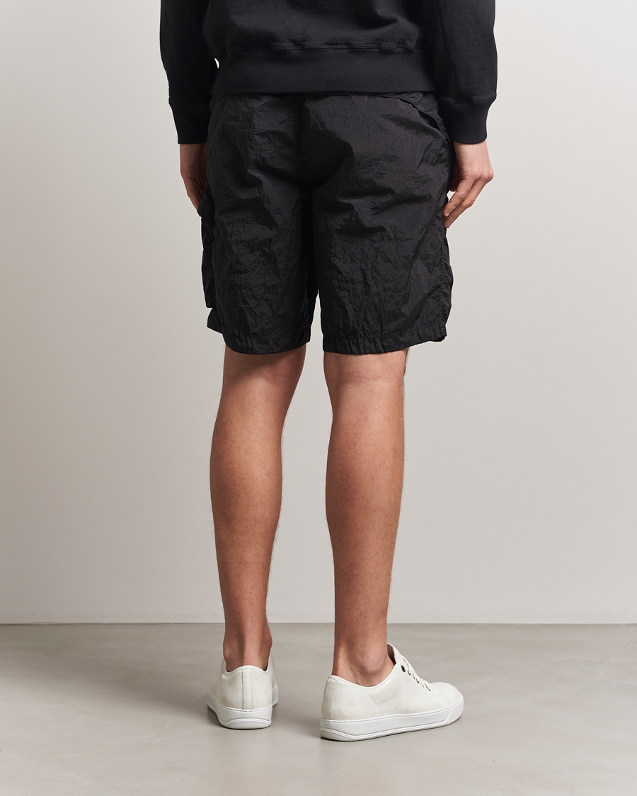 Herren | Shorts | Stone Island | Nylon Metal Drawstring Cargo Shorts Black