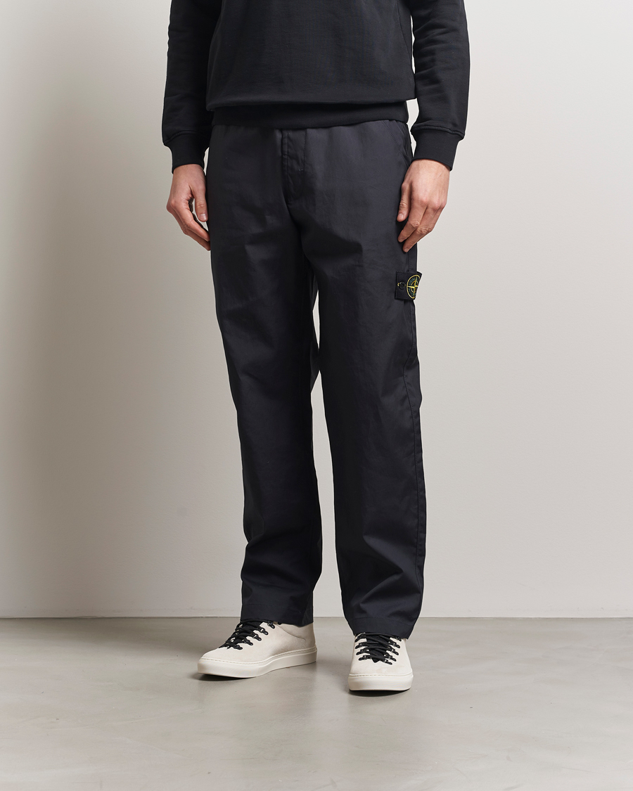 Herren | Hosen | Stone Island | Supima Cotton Canvas Pants Navy Blue