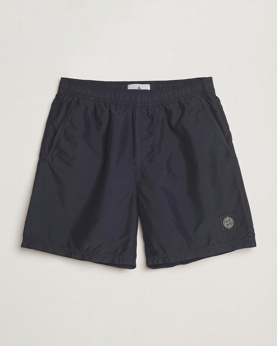 Herren | Badehosen | Stone Island | Brushed Nylon Swimshorts Navy Blue