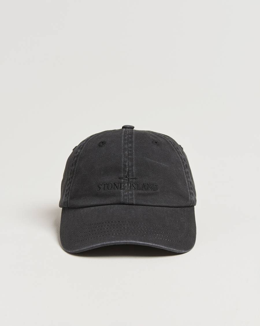 Herren | Hüte & Mützen | Stone Island | Cotton Gabardine Cap Black