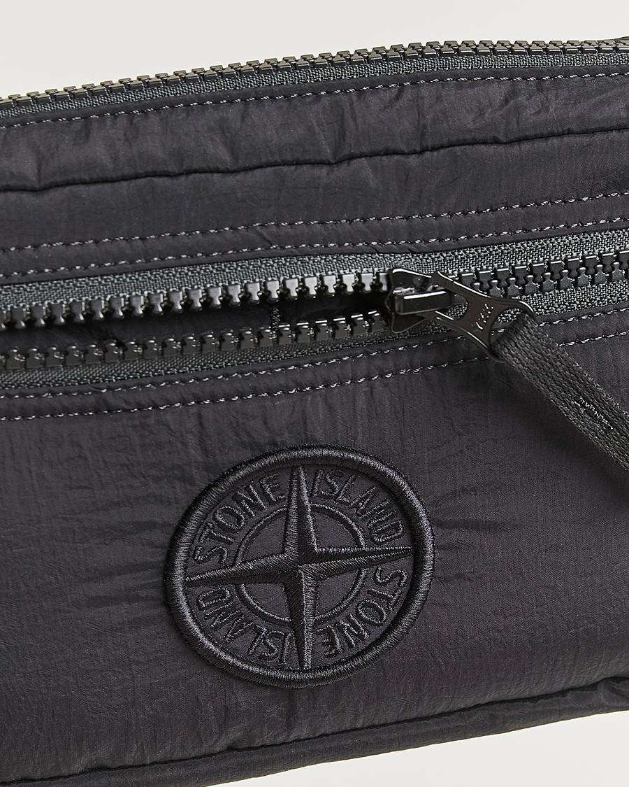 Herren | Stone Island Nylon Metal Pouch Black | Stone Island | Nylon Metal Pouch Black