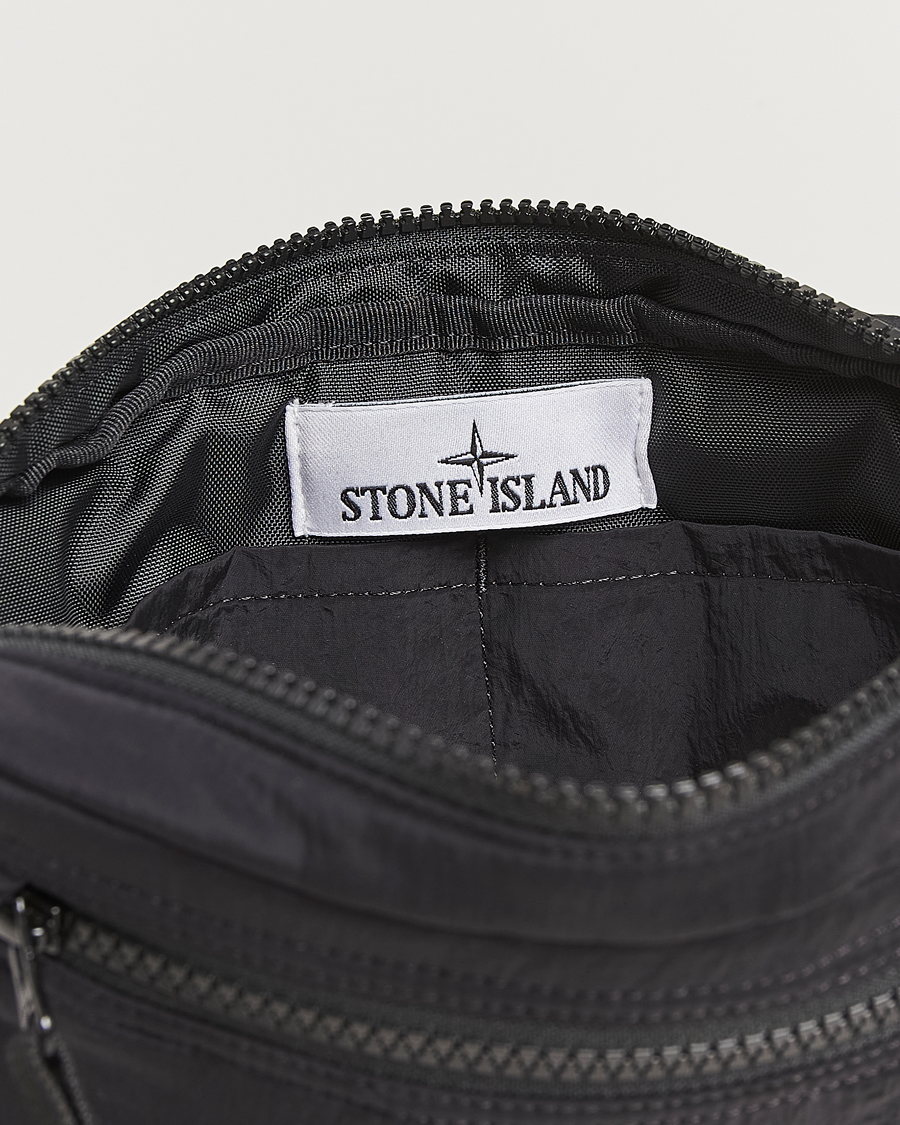 Herren | Stone Island Nylon Metal Pouch Black | Stone Island | Nylon Metal Pouch Black
