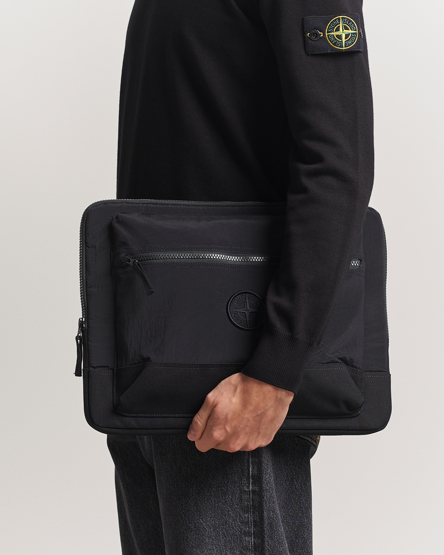 Herren | Taschen | Stone Island | Nylon Metal Pouch Portfolio Black