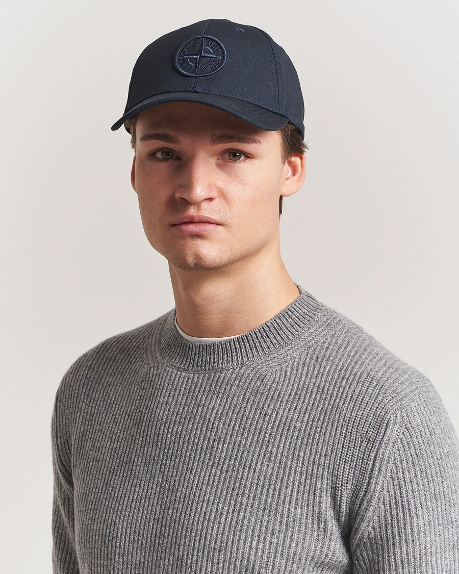 Herren | Hüte & Mützen | Stone Island | Classic Cotton Cap Navy Blue