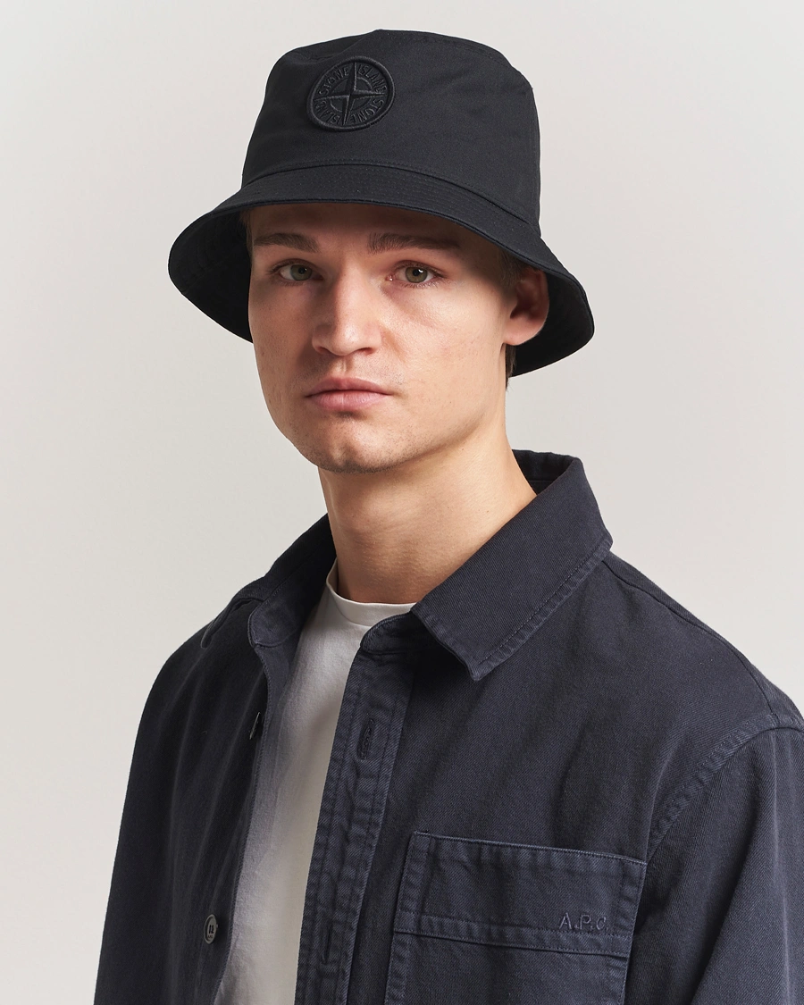 Herren | Hüte & Mützen | Stone Island | Logo Bucket Hat Black