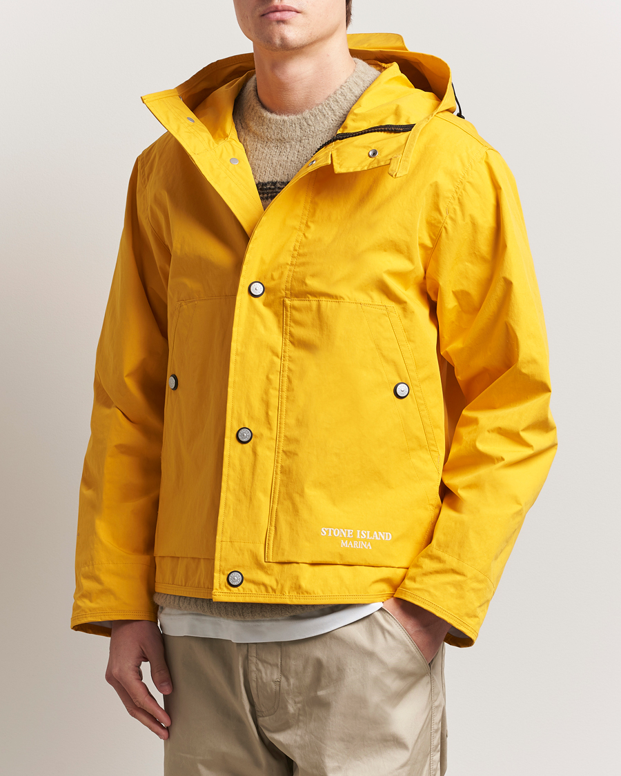 Herren | Jacken | Stone Island | Marina Aluminum Tela Jacket Ochre